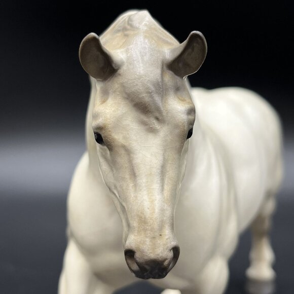 Hagen Renaker DW Percheron Draft Crusader Ceramic Horse Figurine Old Monrovia - Picture 14 of 15